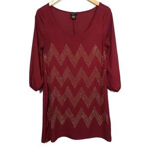 Rue 21 Maroon Shift Dress